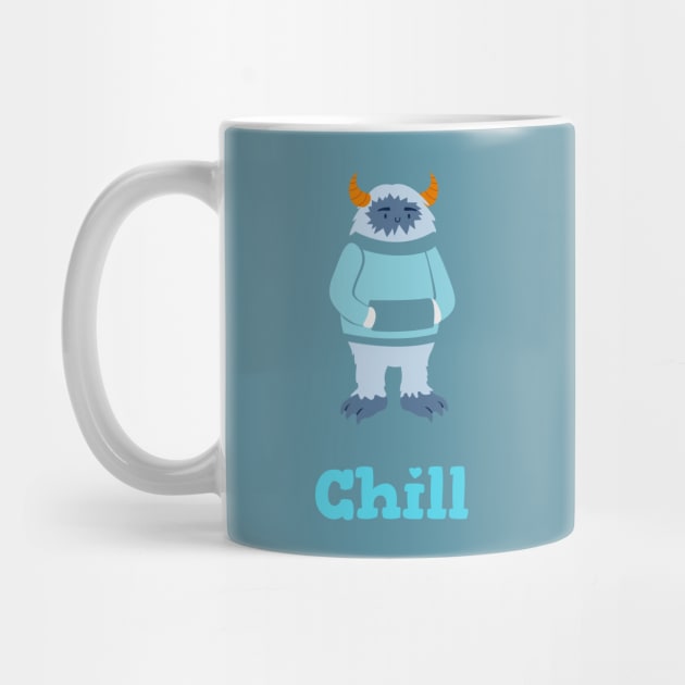 Funny Kawaii Yeti Chill by Bunchatees